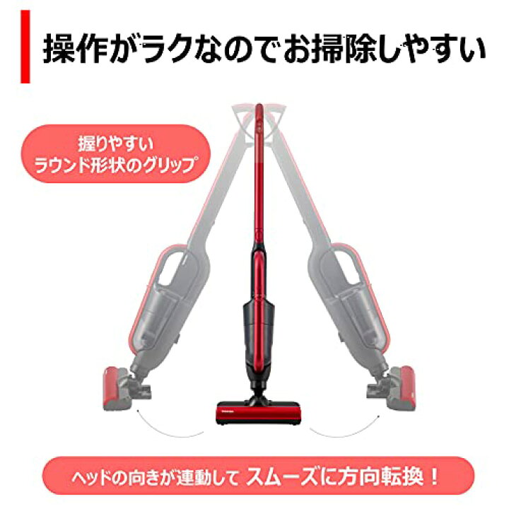 楽天市場】東芝 掃除機 コードレス スティッククリーナー ハンディ VC 