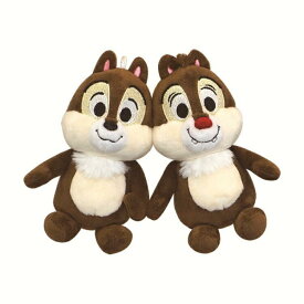 [クラックス] チップ&デール ディズニーニコぬいキーホルダー ディズニー 2個 ぬいぐるみ キーホルダー ボールチェーン ペア 142997
