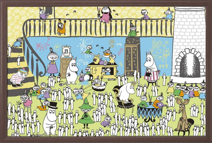楽天市場】1000ピース ジグソーパズル ムーミン ニョロニョロ 