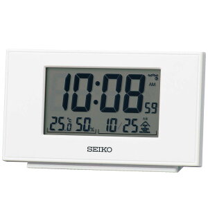 �Z�C�R�[�N���b�N(Seiko Clock) �u�����v ���p�[�� �{�̃T�C�Y:7.8×13.5×3.8cm �ڊo�܂����v �d�g �f�W�^�� �J�����_�[ ���x ���x �\�� SQ790W