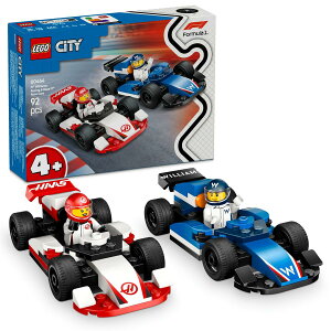 ���S(LEGO) �V�e�B F1(R) Williams Racing & Haas F1(R) ���[�X�J�[�R���{ �������� �ߋ� �a���� �v���[���g �u���b�N �m��j�̎q ���̎q �q�� 4�� 5�� 6�� ��蕨 �� �~�j�J�[ 60464