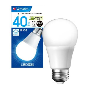 Verbatim �o�[�x�C�^�� LED�d�� E26 40W���� �����F (�L�z�� ��i����40000���� �����Ή�) LDA5D-G/V6