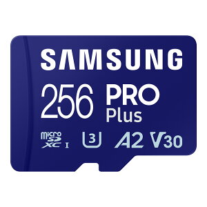 yKizSamsung TX }CNSDJ[h 256GB ő]x180MB/s 10Nۏ UHS-I U3 V30 microSDXC PRO Plus MB-MD256SA-IT