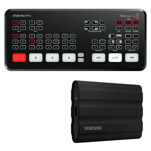 �y�������K�i�zBlackmagic Design ATEM Mini Pro + Samsung T7 Shield Portable SSD 1TB �Z�b�g���f��