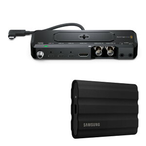 �y�������K�i�zBlackmagic Design Blackmagic Camera ProDock + Samsung T7 Shield Portable SSD 1TB �Z�b�g���f��