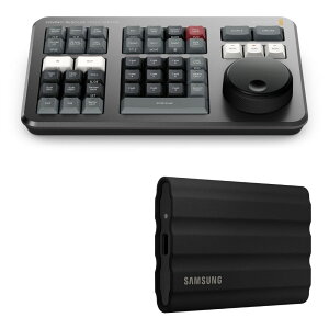 �y�������K�i�zBlackmagic Design DaVinci Resolve Speed Editor + Samsung T7 Shield Portable SSD 1TB �Z�b�g���f��