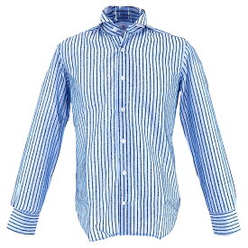 メンズ シャツ-長袖 シャツ 長袖 LL(50) ブルー 青