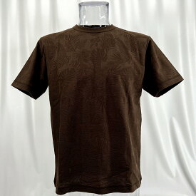 春夏 速乾 消臭縫製糸使用 茶色 半袖Tシャツ M サイズ ブラウン 半袖 ジム メンズ カジュアル 男性 40代 50代 60代 70代 中年 地味