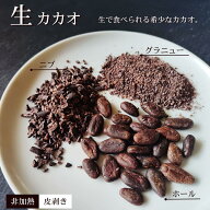 【非加熱・皮なし・真空パック】生カカオ 100g ローカカオ カカオニブ カカオグラニュー カカオホール カ…