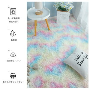 送料無料 ラグ ラグマット ラグカーペット マイクロファイバー 北欧 おしゃれ カーペット 洗える 北欧 rug ウォッシャブル 玄関マット ベッドサイド アクセント ラグ 丸 床暖房 ホットカーペ