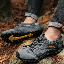 トレッキングシューズ 登山靴 アウトドア 登山 作業用 スニーカー メンズ ランニング アウトドア スニーカー 山登り キャンプ ハイキング アウトドアシューズ アウトドアスニーカー 釣り 革靴 厚底 人気 滑らない靴
