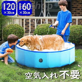 新品 犬 プール 空気入れ不要 ペットプール ペット用 犬用 猫 160cm 120cm 大型 ペットバス 折りたたみ 安い ビニールプール ワンタッチ ベランダ 折りたたみ式 折り畳みプール バスグッズ バスタブ 丸型 円形 サークルタイプ 水遊び お風呂 レジャー キャンプ 庭 23c26-mcv