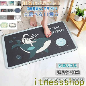 珪藻土バスマット40x60cm~ 60*90cm 大判 サイズ 珪藻土マット 風呂 バスマット 足ふきマット 速乾 珪藻土 キッチンマット 滑り止め 浴室 洗面所 吸水 速乾 抗菌 滑り止め 北欧 脱衣所 吸水マット