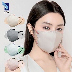 ITO �}�X�N �s�D�z ���� 3D�}�X�N ���̃}�X�N ����}�X�N ���F�}�X�N �o�C�J���[�}�X�N �⊴�}�X�N �J���[�}�X�N ������� 1��������7��/�� byITO ���K�}�X�N �J�P���e�X�g99%�y 7��/Pack �z