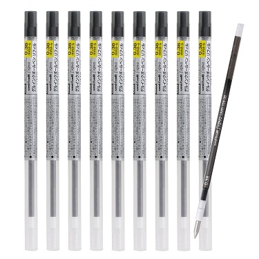 三菱鉛筆 ボールペン替芯 スタイルフィット 0.38 ブラック UMR10938.24 10個セット