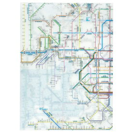 東京カートグラフィック 鉄道路線図クリアファイル 関西 日本語 RFKJ