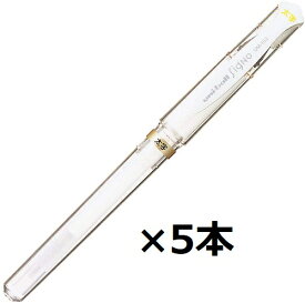 三菱鉛筆 シグノ太字1.0mm UM153.1 白 5個セット