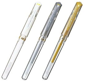 三菱鉛筆 ユニボールシグノ 1.0mm 太字 UM-153 ホワイト/金/銀 3色セット