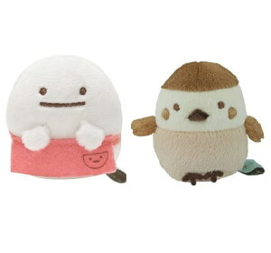 すみっコぐらし てのりぬいぐるみ すずめ & てのりぬいぐるみ おばけ【セット買い】