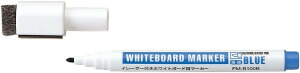 コクヨ イレーザー付きホワイトボード用マーカー マグネット付 極細 (青) PM-B100B