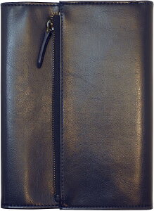 ダイゴー isshoni. ペンケース付ノートカバー合皮 A5対応 N1859 ネイビー