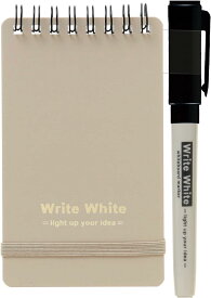 学研ステイフル Write White ホワイトボード メモ D065-22 ベージュ