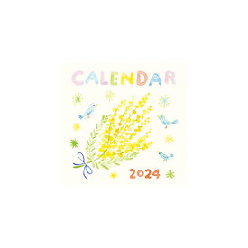 RYU-RYU 2024年 壁掛けカレンダー (日始) 水彩カレンダー CK2404