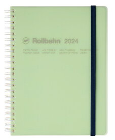 デルフォニックス 2024年 手帳 ロルバーン ダイアリー A5 (マンスリー) クリア クリアグリーン 140015-721