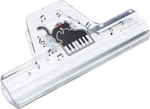 ランキング受賞!! ナカノ ミュージック ブック クリップ クリア ネコとピアノ CLW-30/C/NP