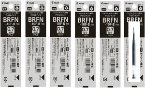 �p�C���b�g �����{�[���y���֐c BRFN-10F-B �׎�0.7mm �� 6�{�Z�b�g �A�N���C���L ��S�x�����C���L