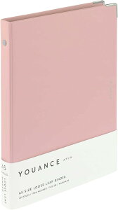 マルマン バインダー ユアンス A5 20穴 F416-38 ライトピンク