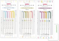 ゼブラ ラインマーカー マイルドライナー 5色セット WKT7-5C 3種セット【やさしさ、ナチュラル、落ち着き…