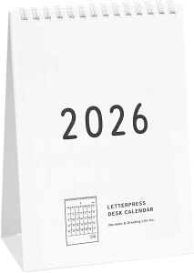 グリーティングライフ 2026年 カレンダー (日始) 卓上カレンダー Noritake C-1678-NT