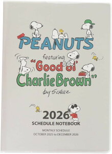 XNGA 2026N _CA[ 10n܂ A5 [}X[] PEANUTS Xk[s[ O[ 19PD-5G