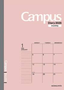 RN 2026N LpX_CA[ 蒠 B5 [}X[] 12n܂ sN j-CMP-B5-26