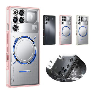 Nubia RedMagic 11 Pro �N���A �P�[�X RedMagic11 Pro+ �P�[�X �J�o�[ �N���A TPU&PC �l�����G�A�N�b�V�����\�� �ϏՌ� �Ռ��ɋ��� �ϏՌ� �y�� �֗� �l�C �������� ������� �����₷�� ������ �w�ʃJ�o�[