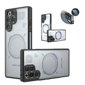 Nubia RedMagic 11 Pro �N���A �P�[�X RedMagic11 Pro+ �P�[�X �J�o�[ �N���A TPU&PC �l�����G�A�N�b�V�����\�� �ϏՌ� �Ռ��ɋ��� �ϏՌ� �y�� �֗� �l�C �������� ������� �����₷�� ������ �w�ʃJ�o�[