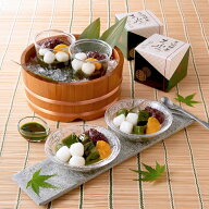 お中元 御中元 2026 プレゼント 孫 お菓子 抹茶あんみつ 4個入 6個入 § 餡蜜 スイーツ 和菓子 冷凍 プレ…