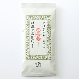 父の日 帰省土産 人気プレゼント 宇治茶 抹茶入りかりがね 茎茶 茶葉 100g 袋入り § 緑茶お茶 高級 日本茶 専門店 お取り寄せ 京都 天保三年創業 老舗お茶屋 伊藤久右衛門 グリーンティー グリーンティ 茶 煎茶 彼岸