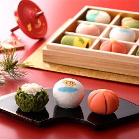 お年賀 御年賀 宇治抹茶 京菓子おせち お正月限定 上生菓子 9種類 桐箱入り 菓子おせち スイーツおせち 2027 御正月 § おせち 和菓子 お菓子 伊藤久右衛門 練り切り お取り寄せ ギフト 御節 お節 迎春菓子 おもてなし 和スイーツ 送料無料