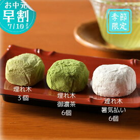 いと重菓舗 埋れ木三種詰め合わせ 15個入 (定番抹茶3個・暑気払い6個・御濃茶6個) 和菓子 ギフト 滋賀 彦根 手土産 お供え物 スイーツ お中元 夏ギフト