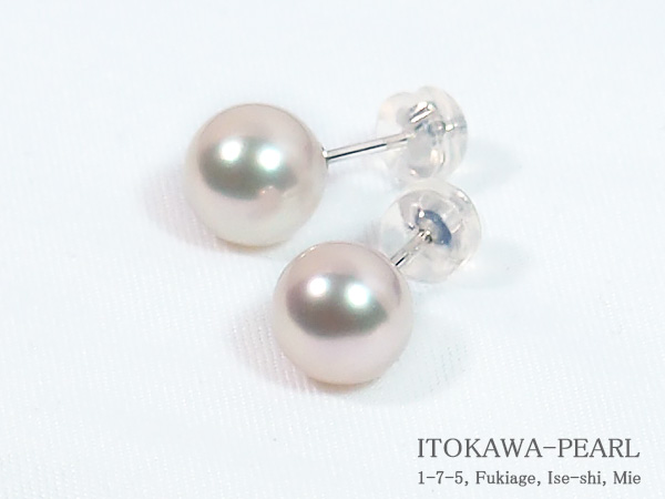 花珠真珠あこや真珠ピアス 8.1mm スタッド 驚きの値段 K14WG PE-7155 い出のひと時に とびきりのおしゃれを 当店のクーポンを是非ご利用下さい