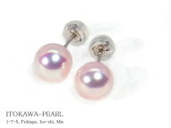 花珠真珠 あこや真珠ピアス＜7.7mm＞スタッドPT900 PE-7609