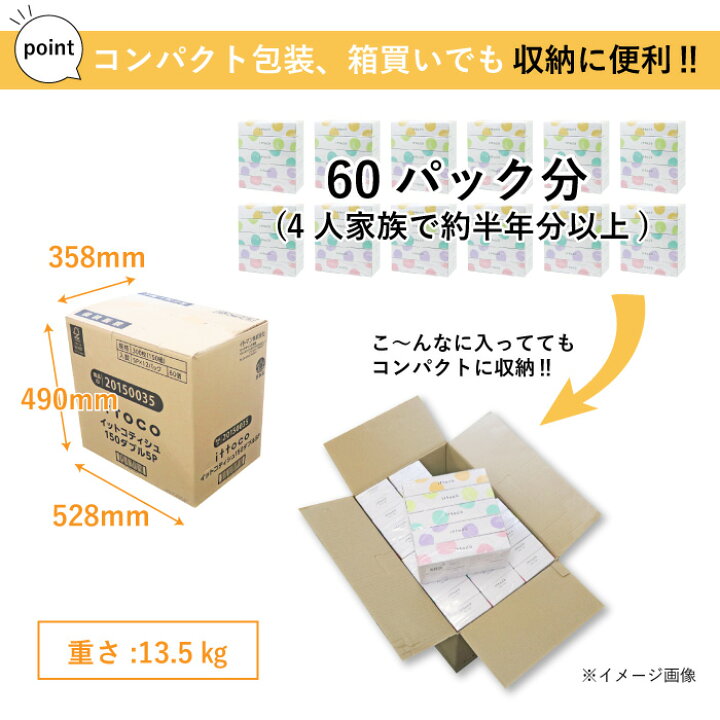 楽天市場 イトマン イットコティッシュ 150組 5個入 12パック 60個入 Re イトマンダイレクト 楽天市場店 楽天市場 イトマン イットコティッシュ 150組 5個入 12パック 60個入 Re イトマンダイレクト 楽天市場店