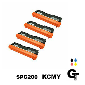 RICOH リコー SPトナーC200 BK C M Y選べる4本セット リサイクルトナー 互換トナー spc200 IPSiO SP-C250L SP-C250SFL トナー