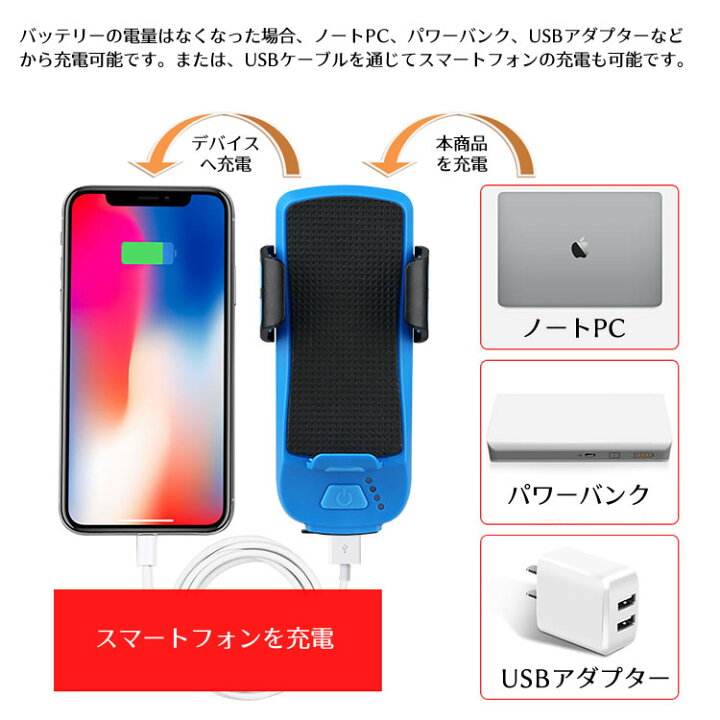 楽天市場】自転車ホルダーライト USB充電式 LEDヘッドライト 自転車ヘッドライト 4000mah 大容量 パワーバンク モバイルバッテリー フロントライト ホルダー 防水 スマホスタンド スマホ充電可能 高輝度 防水 懐中電灯 夜間乗り ウォーキング 登山 防災 : イトー商店 楽天市場】自転車ホルダーライト USB充電式 LEDヘッドライト 自転車ヘッドライト 4000mah 大容量 パワーバンク モバイルバッテリー フロントライト ホルダー 防水 スマホスタンド スマホ充電可能 高輝度 防水 懐中電灯 夜間乗り ウォーキング 登山 防災 : イトー商店