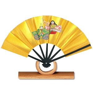 外国へのお土産 豆扇子 お雛さん