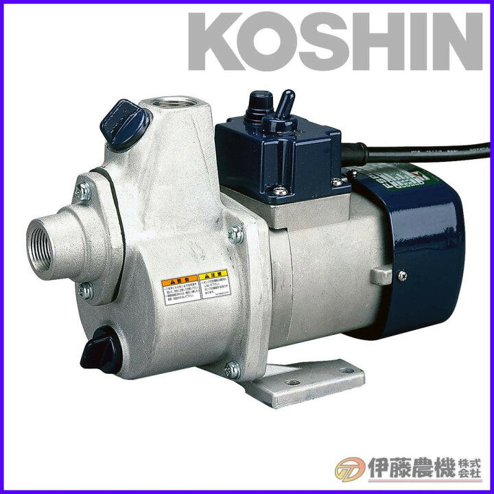 楽天市場】工進 軽粘度油用モーターポンプ FSポンプ DC-24V FS-24D 