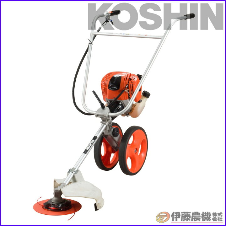 楽天市場】工進 手押し式エンジン草刈機 4サイクル EBC-35C 【KOSHIN 