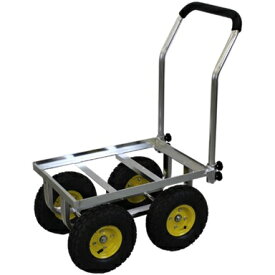 アルミ四輪ハウスキャリー　エアータイヤ　AK-42【アルミス/ALMIS/代引不可】